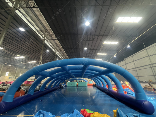 Eventos comerciales Tienda de techo de cúpula de PVC Lavadero de coches refugio de carpa inflable Para la piscina de marco de metal