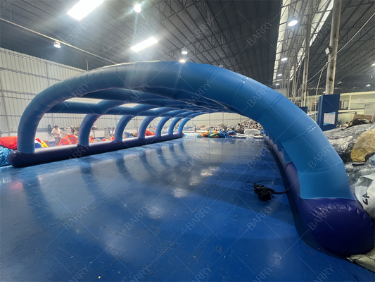 Eventos comerciales Tienda de techo de cúpula de PVC Lavadero de coches refugio de carpa inflable Para la piscina de marco de metal