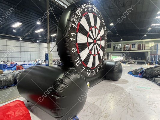 Diana inflable de PVC comercial para exteriores, objetivo hermético de tiro, juego de dardos inflable de fútbol para niños y adultos