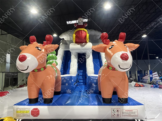 Tobogán inflable comercial para niños y adultos para Navidad