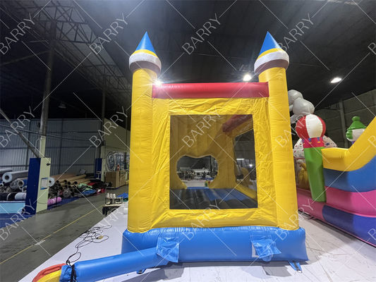 dibujos animados castillo inflable de PVC divertida casa de rebote para parques temáticos o fiestas