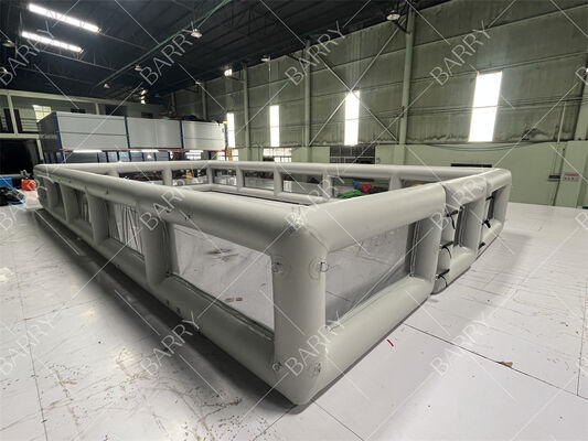 Niños al aire libre Corte de fútbol inflable Campo de fútbol Arena hermética Inflable Campo de fútbol a la venta