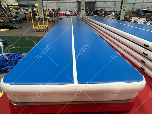 Air Mat Baja de pista Gimnasia inflable Baja de baja 6.6ft 10ft 13ft 16ft 20ft 23ft 26ft Camas de entrenamiento 4/8 pulgadas