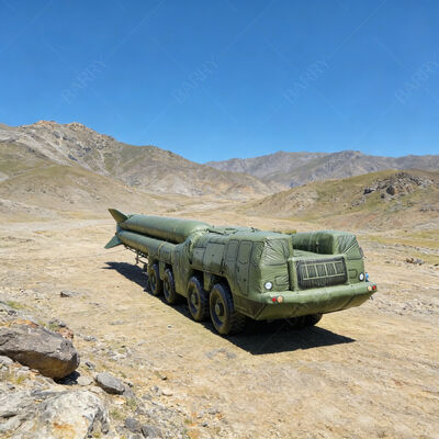 Productos Publicitarios Inflables Camión de Carga Militar Inflable a Escala Completa Señuelo Inflado Rápido y Materiales Impermeables Reforzados Duraderos para Tácticas