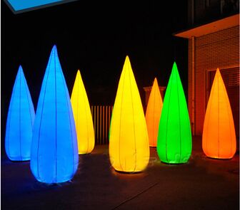 El tubo 8 del sexo llevó el color cambiante de la columna inflable de Lighing para la exhibición