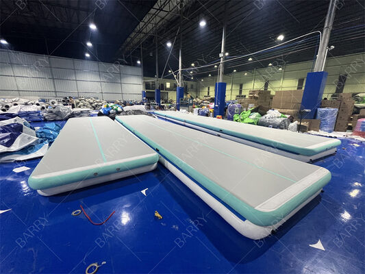 Grueso inflable de la pista de aire de la gimnasia que cae los 0.2m
