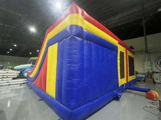 Casa de salto inflable comercial de marca con tobogán