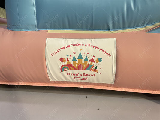 Casa de salto inflable con tobogán