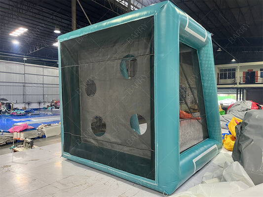 Portería inflable interactiva personalizada para práctica de tiro en hockey Australia