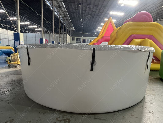 Piscina de inmersión en frío inflable redonda con cubierta