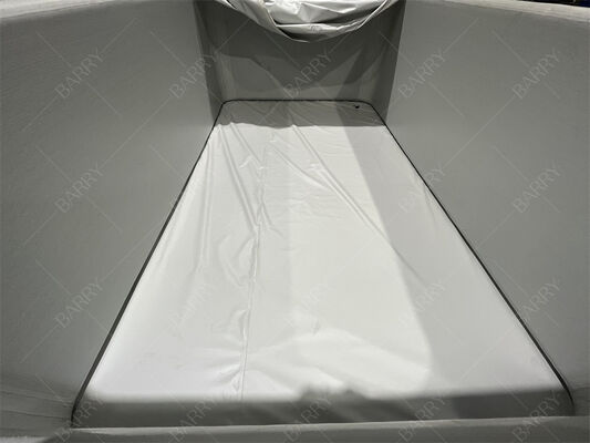 Piscina inflable para niños de tela DWF Drop Stitch rectangular con cubierta