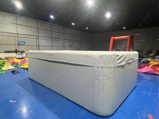 Piscina inflable para niños de tela DWF Drop Stitch rectangular con cubierta