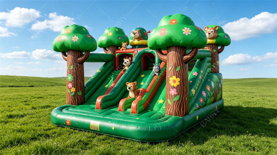 Casa del Árbol de la Selva Casa Inalámbrica Rebobina con Diapositivas Commercial Combo de Fiestas para Niños