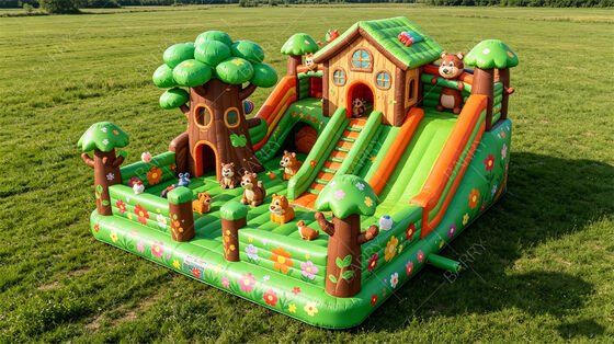 Casa del Árbol de la Selva Casa Inalámbrica Rebobina con Diapositivas Commercial Combo de Fiestas para Niños