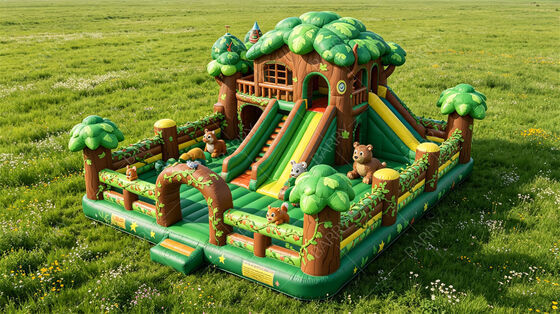 Casa del Árbol de la Selva Casa Inalámbrica Rebobina con Diapositivas Commercial Combo de Fiestas para Niños