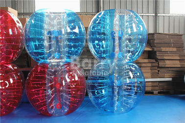 1,2 bola de la burbuja del PVC TPU del tamaño de M el 1.5m el 1.8m para el partido de fútbol al aire libre del deporte del juego