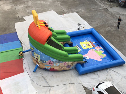 Parque inflable del agua de los subordinados, juegos abiertos del parque del agua de la piscina para los adultos