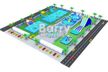 Constructor inflable gigante Barry del parque del agua subterránea de la tierra del parque de atracciones