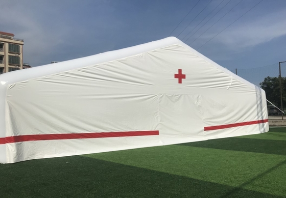 Uso inflable hermético grande del hospital de la Cruz Roja de la tienda de la emergencia