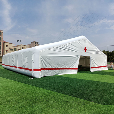 Uso inflable hermético grande del hospital de la Cruz Roja de la tienda de la emergencia