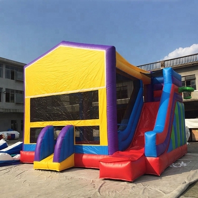Casa de salto inflable de la lona de encargo del PVC para el partido