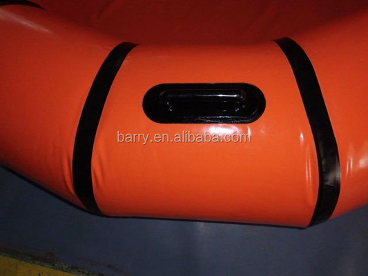 La naranja portátil de la piscina de agua del PVC de EN71 0.6m m embroma la piscina inflable