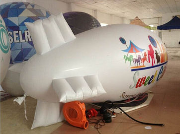 Dirigible hermético del helio del dirigible no rígido de los productos inflables de la publicidad del PVC para la exhibición