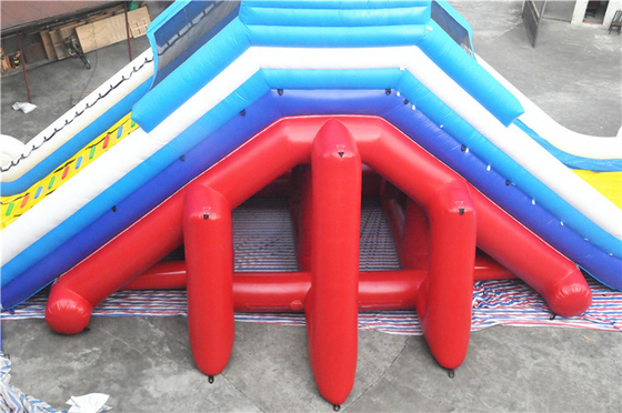 Tobogán acuático inflable 20mL*8wW*7mH de la casa de la despedida del PVC del anuncio publicitario 0.55m m
