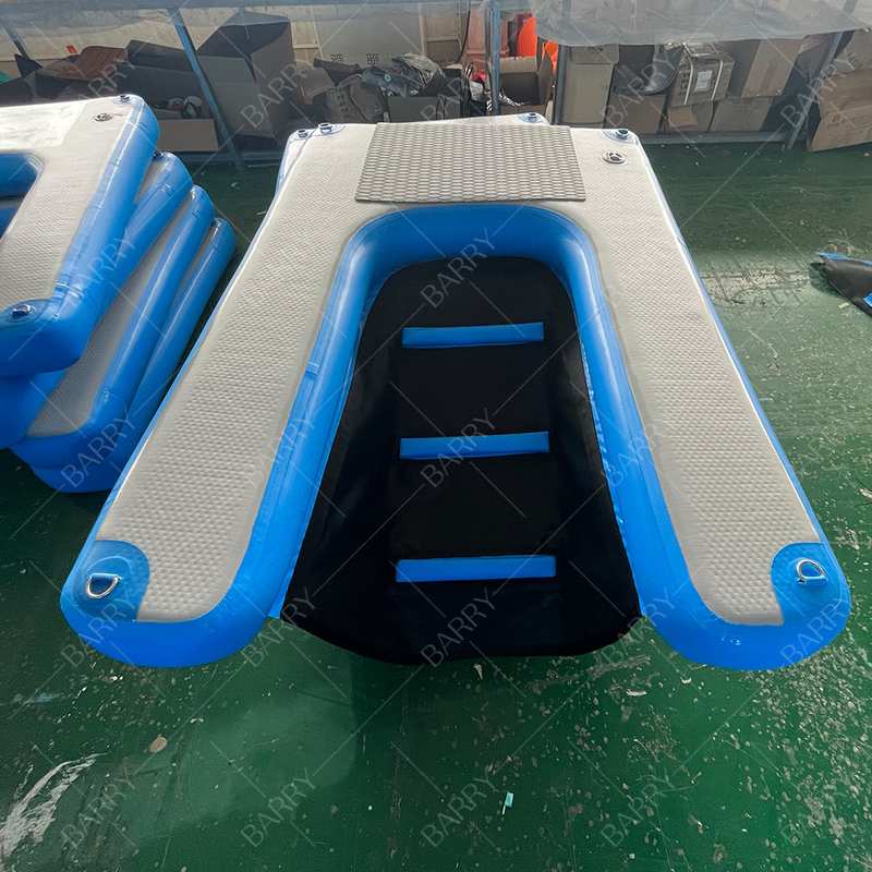 Piscina Lago Río plegable mascota escalera para perros escaleras flotantes inflables para perros rampa de agua para el muelle