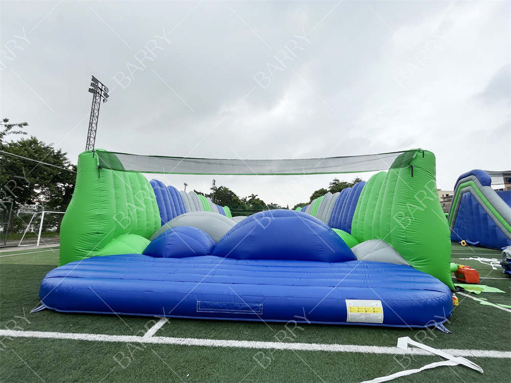 Carnaval al aire libre Gran curso de obstáculos Salto alrededor de 5k Castillo de salto Correr para uso comercial