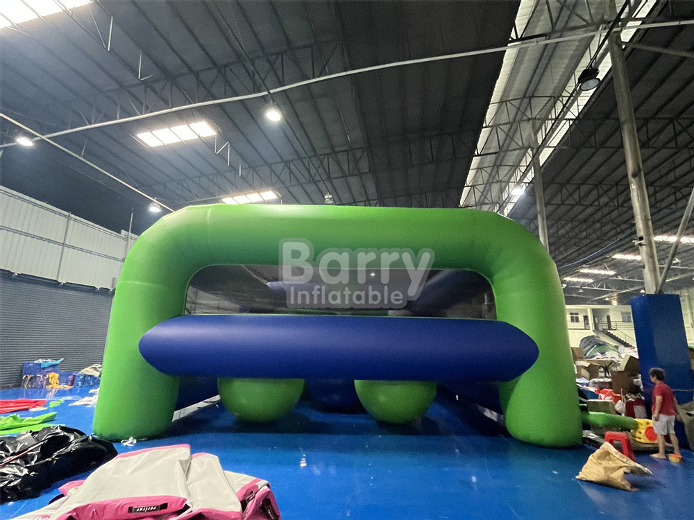 Juego de deportes al aire libre 5 kilómetros de barrera inflable 5k Correr campo de obstáculos Grandes bolas para eventos comerciales