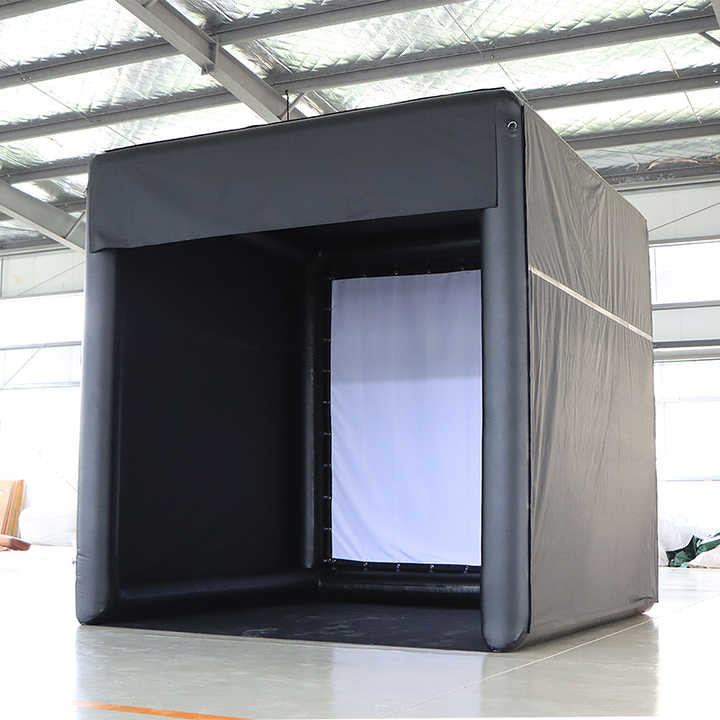 Entrenamiento simulador de golf inflables al aire libre carpa simulador de golf jaula de recintos para la práctica en el hogar con diseño personalizado