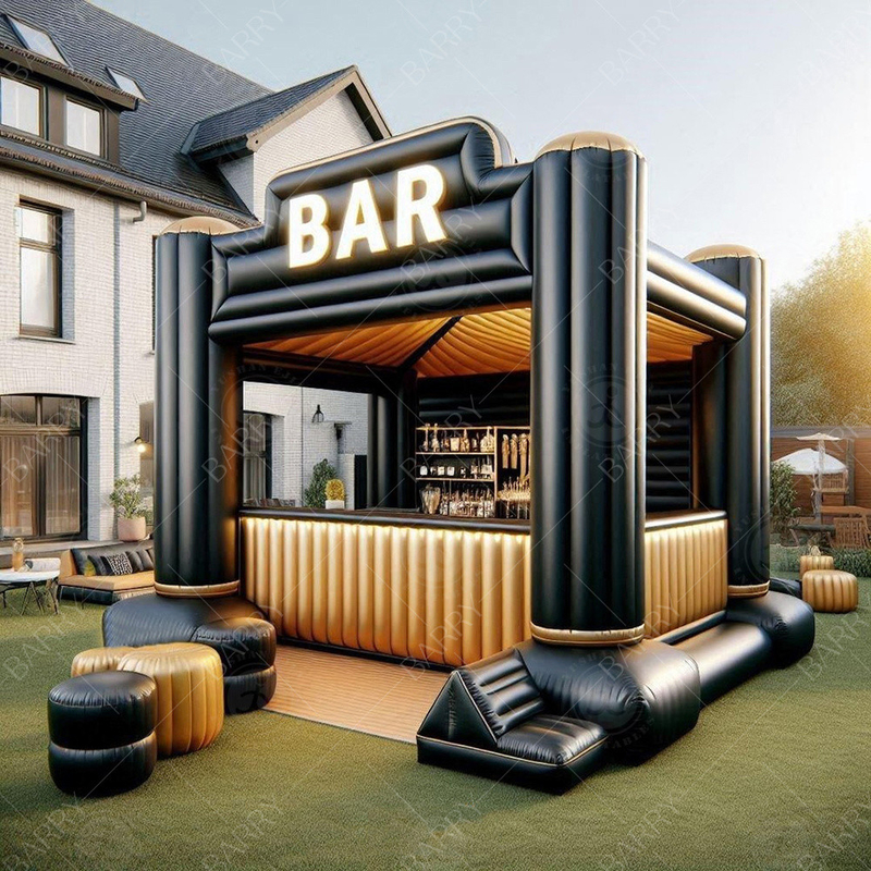 Gran diseño superior inflables nuevo bar plataforma de ocio bar de fiesta inflables 2024 nuevo diseño piscina de agua pub