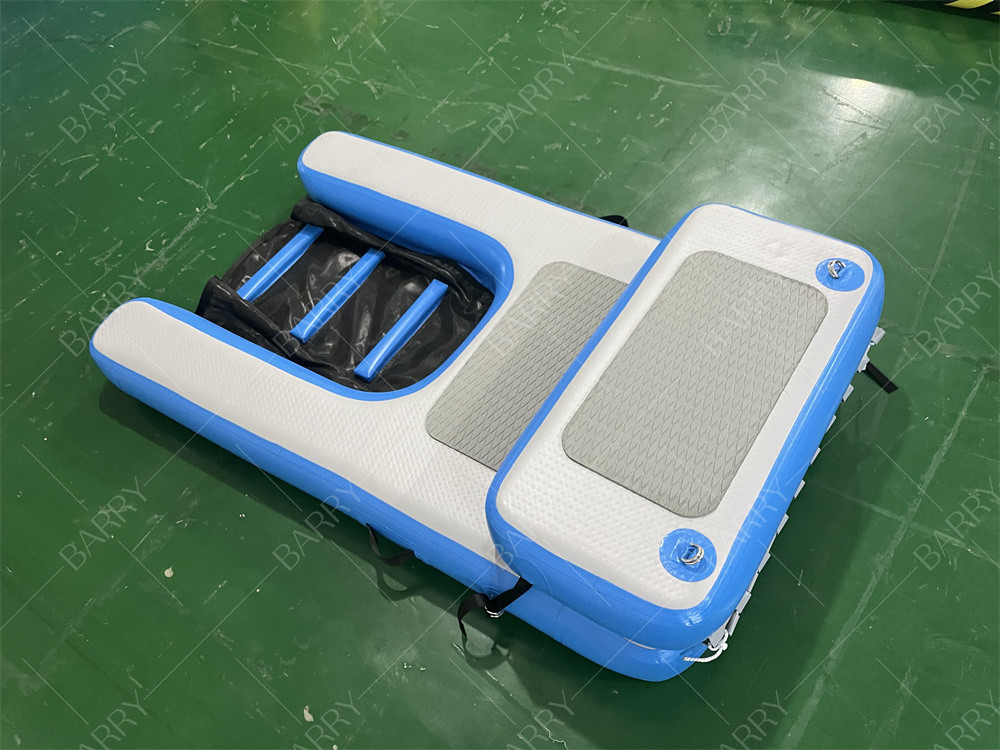 Plataforma flotante para perros de PVC inflable sin resbalones y segura para mascotas