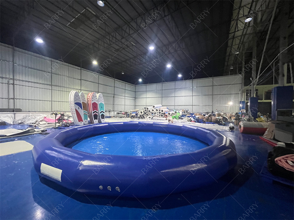 Redondo Pequeño Azul Gran Divertido Verano Niños Piscina Inflable Para Paddle Boats Bolas de agua