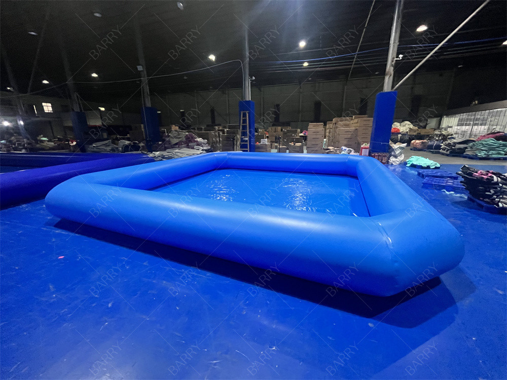 Piscina de remo de PVC portátil para la familia plegable por encima del suelo Piscina inflada para niños para niños