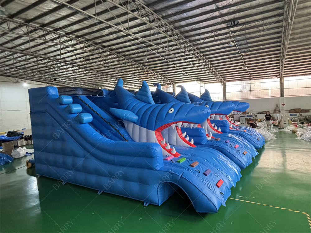Gran tiburónSlide inflable para piscina Slide de piscina de verano Slide de agua inflable para niños y adultos