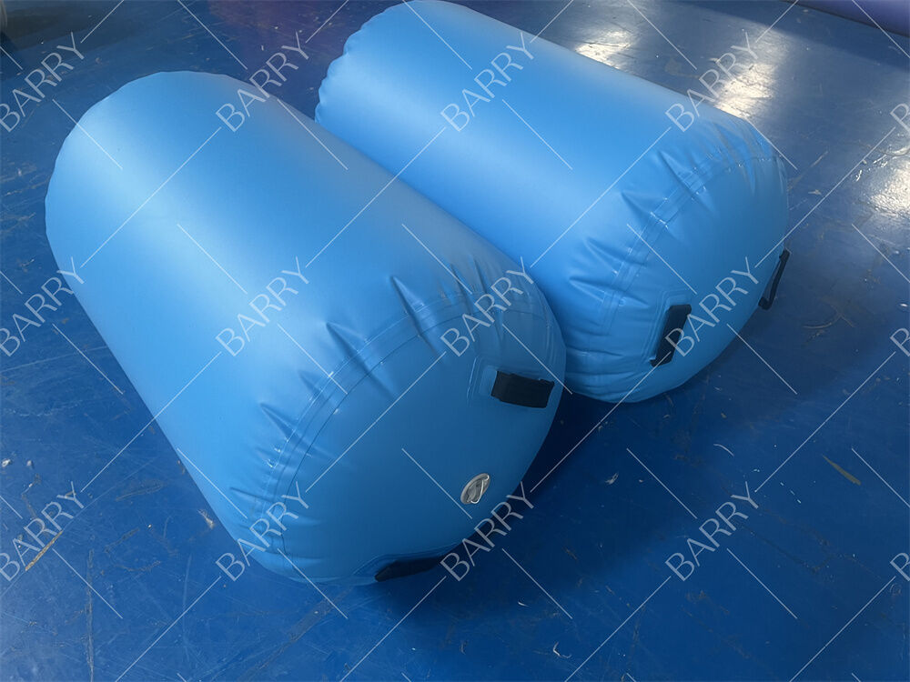 PVC de alta calidad de pista de aire inflable gimnasio de rodillos impermeable barril de rodillo para gimnasia yoga tumbling