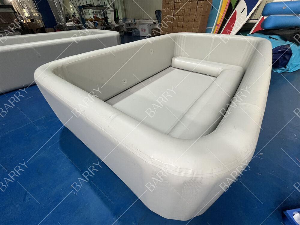 Comerciante personalizado para exteriores portátil gran piscina inflable caída de tejido de costura Dwf Piscina para niños