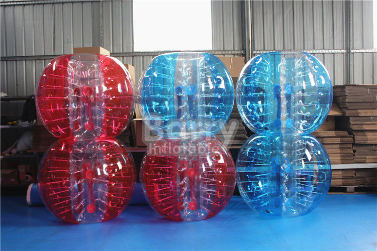 1,2 bola de la burbuja del PVC TPU del tamaño de M el 1.5m el 1.8m para el partido de fútbol al aire libre del deporte del juego