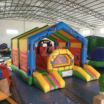 casa animosa de salto del OEM del castillo de la gorila inflable del PVC de 0.55m m para los niños y los adultos