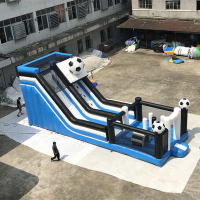 Casa combinada inflable de la despedida del obstáculo de los deportes de la diapositiva de la lona para los adultos y los niños