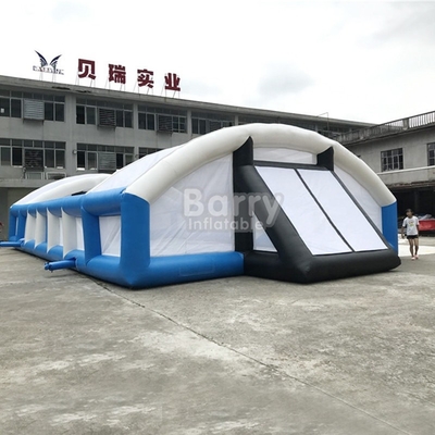 Anchura inflable del tubo del campo de fútbol los 90cm del jabón del agua por encargo de Platón