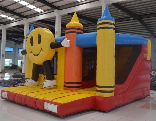 La lona EN71 explota el castillo animoso inflable de la casa de la despedida
