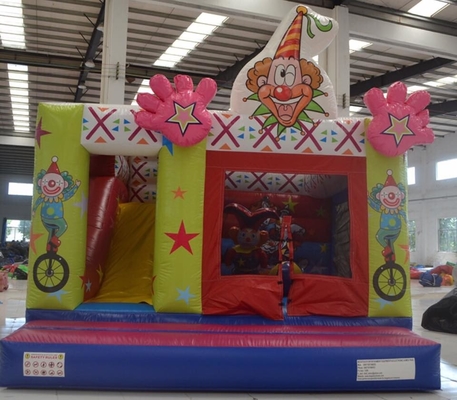 Payaso Inflatable Bouncy Castle de los niños que salta el impermeable combinado del parque