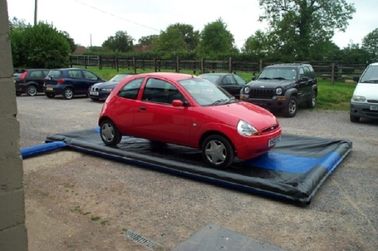 Las esteras inflables del coche del piso del garaje para el agua de la reserva/el camión portátil lavan la estera