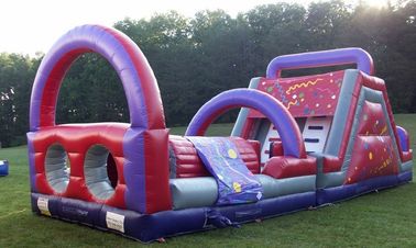 52 pies interesante inflable de la carrera de obstáculos interactiva de princesa Kids