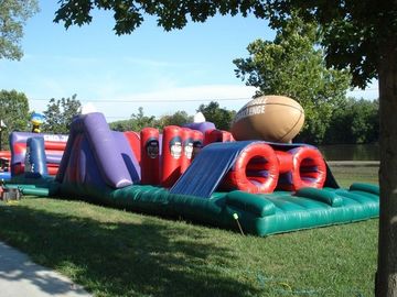 Último anuncio publicitario inflable de la carrera de obstáculos para la raza al aire libre