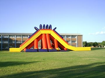 Diapositiva inflable gigante de la seguridad de la lona del PVC para el adulto y los niños