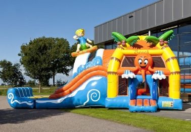 medio combinado de la diapositiva estupenda de la gorila de la playa del PVC de 0.55m m con la piscina